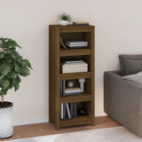 Book Cabinet Honey Brown 50x35x125.5 cm Solid Wood Pine 821712