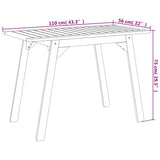 3 Piece Balcony Set Solid Wood Acacia 366373