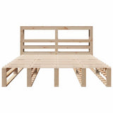 Bed Frame without Mattress 150x200 cm King Size Solid Wood Pine 3306498