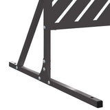 Privacy Screen Black 100 x 50 x 180 cm Steel 868542