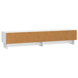 TV Cabinet High Gloss White 147 x 34.5 x 30 cm Engineered Wood 894019
