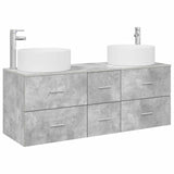 Bathroom Furniture Set 3 pcs Concrete Grey 3405958