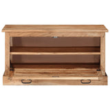 Shoe Storage Bench 85x40x45 cm Solid Acacia Wood 337826