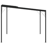Gazebo with Roof Anthracite 4x3x2.5 m Aluminium and Steel 48605
