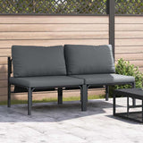 Outdoor Furniture 2 Piece Anthracite 80 x 80 x 71 cm Steel 42009988