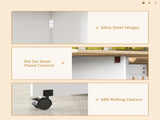Folding Dining Table, Drop Leaf Table for Small Spaces, Foldable Table with Drawer and Storage T3398P344530