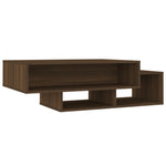 ZNTS Coffee Table Brown Oak 105x55x32 cm Engineered Wood 815983