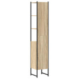 Bathroom Cabinet Sonoma 33 x 33 x 185.5 cm Engineered Wood 864342