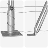 Welded Wire Fence with Concrete Base 25 x 1 m 3351041