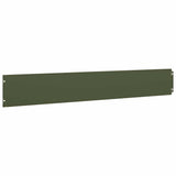 Lawn Edgings 50 pcs Olive Green 15x103 cm Cold-rolled Steel 860151