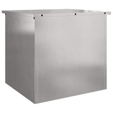 Outdoor Storage Box Silver 55 x 50.5 x 50 cm Steel 874578