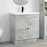 Bathroom Furniture Set Concrete Grey 56 x 37.5 x 81 cm 3404127