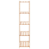 5-Tier Storage Racks 5 pcs 80x38x170 cm Solid Pinewood 250 kg 3051115