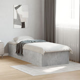 Bed Frame without Mattress Concrete Grey 90x190 cm Single 3281066