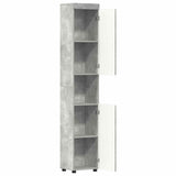 Bathroom Cabinet Set TULUM Concrete Grey 37 x 31.5 x 203 cm 880354