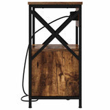 Bedside Cabinet Smoked Oak 40 x 31 x 60 cm Engineered Wood 859464