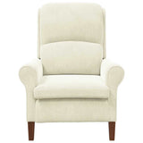 Armchair Cream 76 x 94 x 102 cm Velvet 42009865