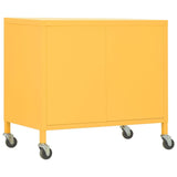Storage Cabinet Mustard Yellow 60x35x56 cm Steel 336263