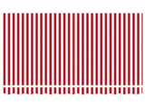 Electric Retractable Awning Red and White 2.5 x 2 m 3421702