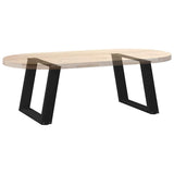 Coffee Table Legs U-Shaped 2 pcs Black 70x cm Steel 4012772