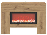 Electric Fireplace Artisan Oak 100 x 24.5 x 90 cm 8020767