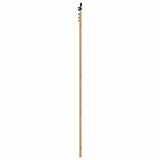 Sliding Door Natural and Black 83 x 232 cm Solid Pine Wood 3445454