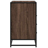 Drawer Cabinet Brown Oak 70x41x70 cm Engineered Wood 849088