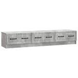 TV Cabinet Concrete Grey 147 x 34.5 x 27 cm Engineered Wood 895858