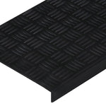 Stair Treads 10 pcs 25x75 cm Rubber 155635