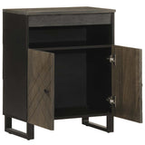 Sideboard Black 60x33x75 cm Solid Wood Mango 4017709