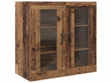Wall Mounted Cabinets 2 pcs Old wood 69.5 x 34 x 90 cm 3394536
