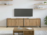 TV Cabinet Artisian Oak 140 x 36 x 49.5 cm Engineered Wood 886515