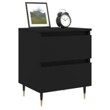 Bedside Cabinet Black 40x35x50 cm Engineered Wood 826862