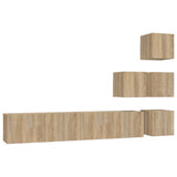 Wall-mounted TV Cabinet Sonoma Oak Engineered Wood 3114576