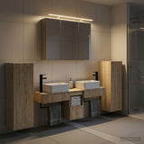 Bathroom Furniture Set 6 pcs Sonoma Oak 3407129