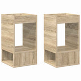End Table 2 pcs Sonoma Oak 30 x 30 x 56 cm Engineered Wood 890933