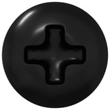 Sleeve Screws 8182 pcs Black M4 x 10 mm Iron 864534