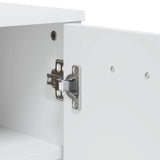 Shoe Cabinet VIKEN White Engineered Wood 374923