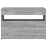 TV Cabinet with LED Lights Grey Sonoma 60x35x40 cm 815680
