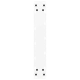 Bar Table Legs U-Shaped 2 pcs White 50x cm Steel 4013221
