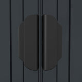 Garden Shed Anthracite 192x108x223 cm Galvanised Steel 319271