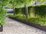 Lawn Edging 20 pcs 100 x 30 cm Steel Black 8008624