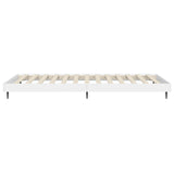 Bed Frame without Mattress White 90x200 cm Engineered Wood 832269