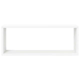 Wall Shelf Set of 2 White Engineered wood 807133