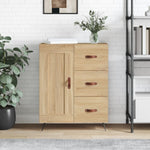 ZNTS Sideboard Sonoma Oak 69.5x34x90 cm Engineered Wood 830231