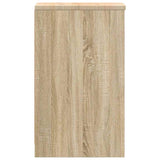 Garage Storage Cabinet Sonoma Oak 30x51x85 cm Solid Wood Pine 860555