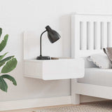 Bedside Table 2 pcs White 44 x 32.5 x 40 cm Solid pine wood 873490
