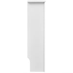 ZNTS Radiator Covers 2 pcs White MDF 152 cm 276004