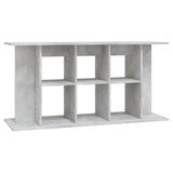 Aquarium Stand Concrete Grey 120x40x60 cm Engineered Wood 833595
