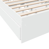 Bed Frame with Drawers without Mattress White 90x200 cm 3280678